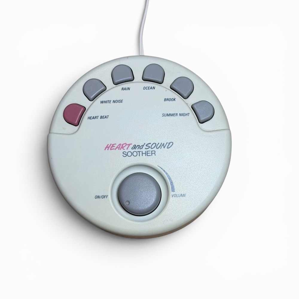 Sharper Image Heart and Sound Machine Soother 6 Sounds Baby Tested & Working Mom - Picture 9 of 10